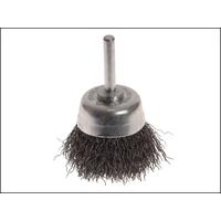 Faithfull Wire Brush Shaft Mounted 50 x 20mm 0.30mm