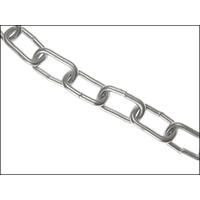 faithfull zinc plated chain 6mm x 10m box max load 250kg