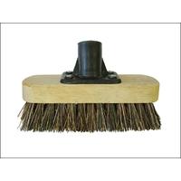 faithfull deck scrub broom head 175mm 7in threaded socket