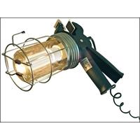 faithfull power plus low energy trailing gripper lamp 5m 60w 110 volt