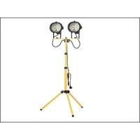 faithfull power plus sitelight twin adjustable stand 1000 watt 230 vol ...