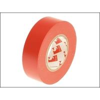 faithfull pvc electrical tape 19mm x 20m red