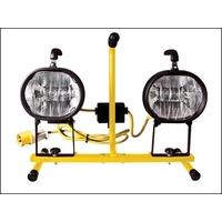 faithfull power plus heavy duty twin head sitelight with tripod 1000w  ...