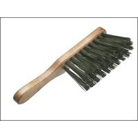 Faithfull Hand Brush Stiff Green PVC 275mm (11 inch)