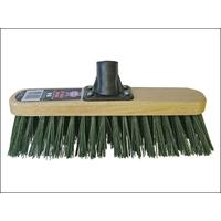 Faithfull Stiff Green Broom Head 300mm (12in) Threaded Socket