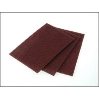 Faithfull Hand Pad Maroon 230 x 150mm Very Fine S (10)