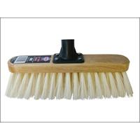 Faithfull Soft Cream PVC Bristle Broom Head 300mm (12in) Threaded Socket