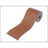 faithfull aluminium oxide paper roll red heavy duty 115 mm x 10m 80g