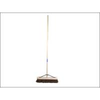 Faithfull Stiff Bassine Broom 450mm (18 inch) + Handle & Stay