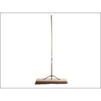 faithfull soft coco broom 60cm 24 inch handle stay