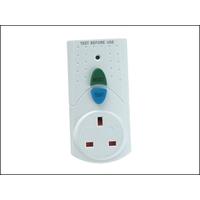 faithfull power plus white rcd adaptor circuit breaker