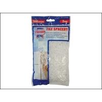 Faithfull Tile Spacer Long Leg 2mm Bag of 500