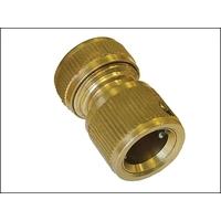 Faithfull Brass Female Water Stop Connector 1/2in