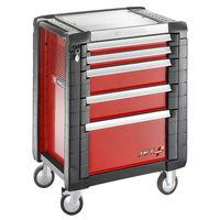 facom facom jet5m3 5 drawer tool cabinet red