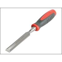 faithfull bevel edge chisel red soft grip 19mm 34in