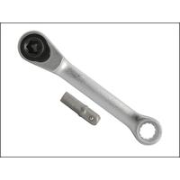 Faithfull Miniature Ratchet 1/4in Hex Drive