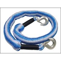 faithfull tow rope expanding 4m metal hooks 3 ton