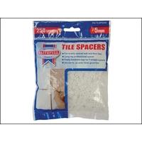 Faithfull Tile Spacer Long Leg 5mm Bag of 250