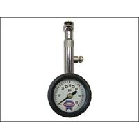 Faithfull Tyre Pressure Dial Gauge 60psi