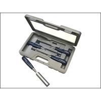 Faithfull Blue Bevel Edge Chisel (set of 4) - Plastic Case