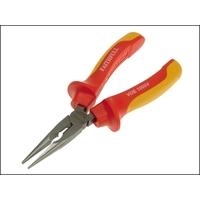 Faithfull BSU-VDE Insulated Long Nose Plier 160mm (6.1/4in)