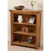 FARMHOUSE RUSTIC OAK SMALL BOOKCASE