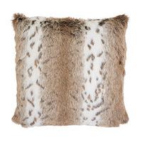 Faux Fur Cushion, Polyester/Acrylic