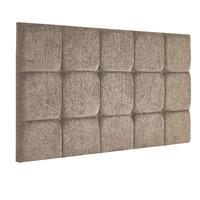 Fairburn Frienza Velour Headboard Mink Double