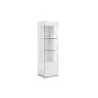 fascino 1 door left hand curio cabinet