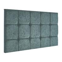 fairburn frienza velour headboard teal double