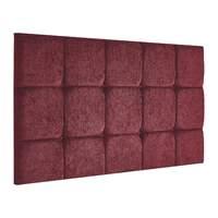 fairburn frienza velour headboard ruby king