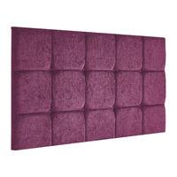 fairburn frienza velour headboard fushcia double