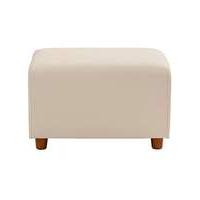 Faux Leather Footstool