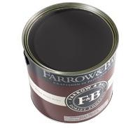 farrow ball eco exterior eggshell pitch black 256 075l