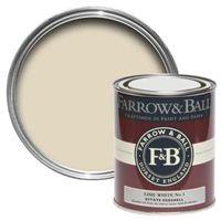 farrow ball lime white no1 mid sheen estate eggshell paint 750ml