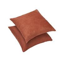 Faux Suede Cushions, Pair