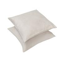 faux suede cushions pair