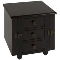 Faux Leather Mini Chest of Drawer