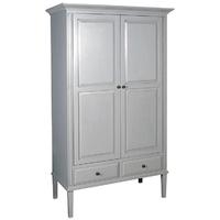 Fayence Grey Double Wardrobe