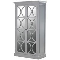 Fayence Grey 2 Door Mirrored Wardrobe