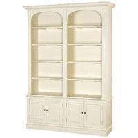 Fayence Cream Double Door Bookcase