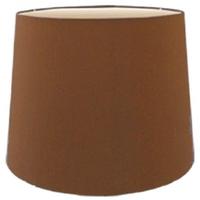 faux silk chocolate 18inch drum shade