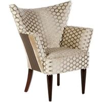 Fan Back Upholstered Armchair