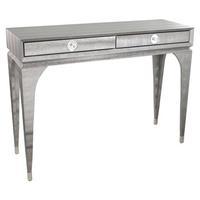 Faux Snakeskin Console Table, Grey