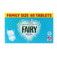 Fairy Non Bio Tablets 40 Pack 20 Wash