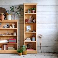 Farmhouse Pine Extra Narrow Bookcase (6ft high)