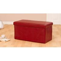 Farrington Footstool Red