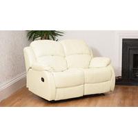 Fairbourne 2 seat reclining sofa cream