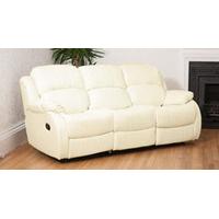 Fairbourne 3 seat reclining sofa cream