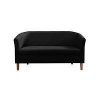 faux leather tub sofa